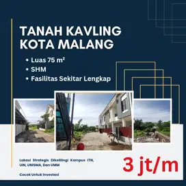 Tanah Kavling 200 Jutaan Kota Malang Dekat Villa Bukit Tidar