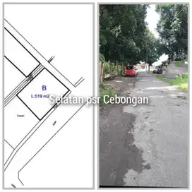 Tanah sangat nyaman dan strategis elatan pasar cebongan