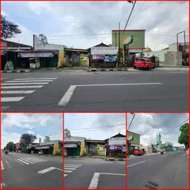tanah pinggir jalan raya giwangan umbulharjo kota cocok usaha