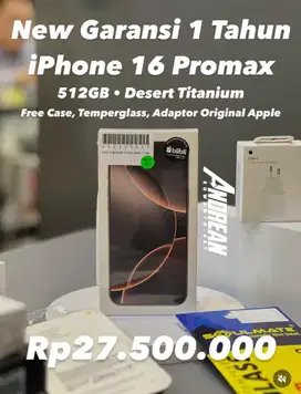 IPHONE 16 PROMAX 512GB NEW IBOX