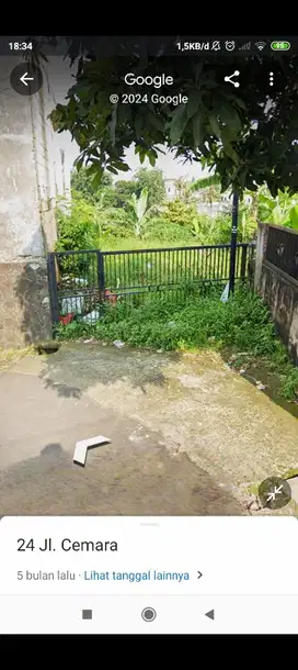 Jual Tanah SHM 8000 M2 di jl Cemara Grogol limo depok