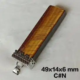 Liontin batu natural Tiger eye