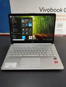 Laptop hp14s ryzen 3 , ram 8 gb