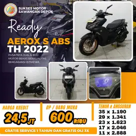 PROMO YAMAHA NEW AEROX 155 S ABS TAHUN 2022 CASH KREDIT UNIT ISTIMEWA