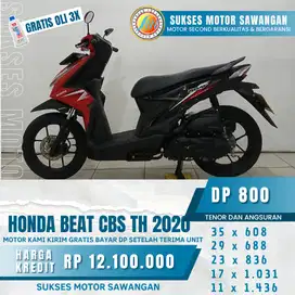 DI JUAL HONDA BEAT CBS TH 2020 CASH KREDIT ATAU TUKAR TAMBAH