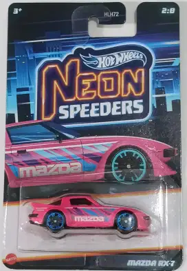Hotwheels, diecast, tomica, JDM Mazda RX 7 pink neon