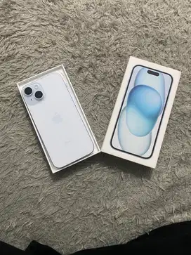 Iphone 15 basic 128gb BLUE IBOX Gransi ON APRIL 2026