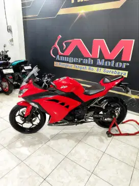 Ninja fi250cc RED Glossy km.10rb mulus murah. Anugerah Motor rungkut