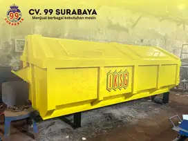 Bak Kontainer Sampah Tertutup 6M3 industri termurah