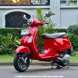 PIAGGIO VESPA LX 125 IGET LED Tahun 2019 WARNA RED PASSIONE PERFECT