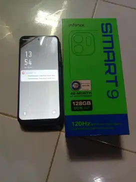Di jual cepat hp Smart 9. Ram 4/128GB. Hp sama kardus ada.