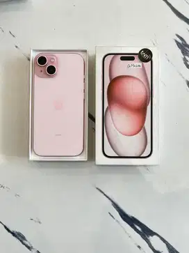 Iphone 15 pink 128gb resmi indo