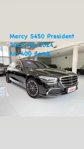 Mercy S450 President 2025 Nik24 Black on mocca  Ready Stok