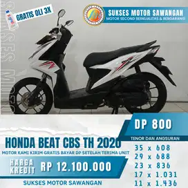 Terima tuker tambah dengan motor lama anda guys HONDA BEAT CBS 2020