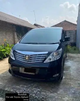 Toyota Alphard 2009 Bensin