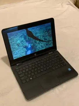 Laptop HP x360 convertible ada minus LCD retak