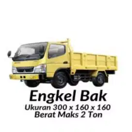Sewa Mobil Harian, Per Rit  Engkel Bak Angkut Barang Pindahan Murah
