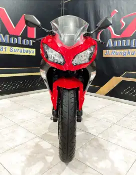 Ninja fi250cc RED Glossy km.10rb mulus murah. Anugerah Motor rungkut