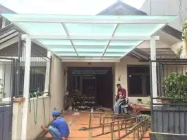Kanopi kaca mewah berkualitas