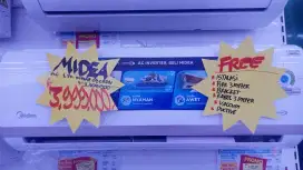 Midea AC 1 PK MSIAF Bisa cicilan cukup Ktp aja