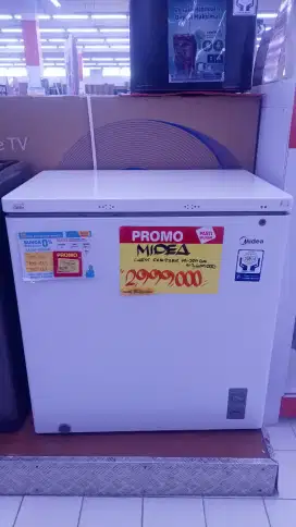 Freezer Midea CHEST HS 259 CNK Bisa cicilan cukup Ktp aja