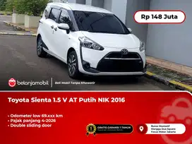 [ LOW KM ] Toyota Sienta 1.5 V AT Putih 2016/2017