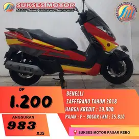 BENELLI ZAFFERANO 250 TAHUN 2018 SIAP PAKAI BERGARANSI SURAT LENGKAP
