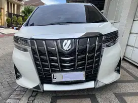All New Toyota Alphard G putih low kilometer 2019 (L) tgn 1 dari baru