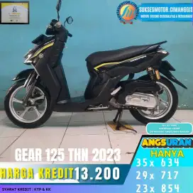 GEAR 125 CASH/KREDIT/TUKAR TAMBAH MURAH BERGARANSI FREE OLI