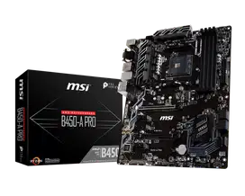 motherboard MSI B450-a pro max + AMD Athlon 200GE