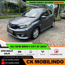 (Km18rb) All New Brio E CVT Matic 2021 ISTIMEWA Kredit Murah