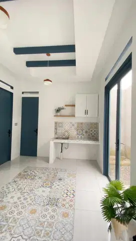 RUMAH MEWAH MURAH SIAP HUNI BANDUNG TIMUR KONSEP SANTORINI