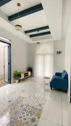 RUMAH SIAP HUNI MURAH BANDUNG TIMUR KONSEP SANTORINI