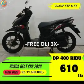 DP PROMO 400RIBU HONDA BEAT CBS 2020 ANGSURAN SANGAT RENDAH KK KTP