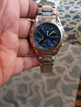 Jam tangan Titus Chrono jam saja ori size 43mm sampe puteran