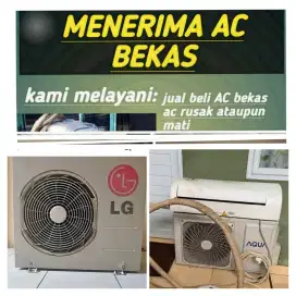 Terima ac bekas rusak