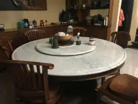 Dijual Meja Makan Marmer 6 kursi (nego)