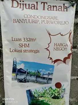 di jual cepat tanah strategis