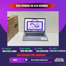 ASUS VIVOBOOK 14X OLED M3400QA AMD RYZEN 5 5600H RAM 16GB SSD 512GB
