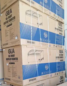 Freezer Box Gea 700 Liter Curve Sliding Display Counter SD-700BY