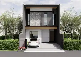 Rumah Baru 2 Lantai Minimalis Modern Di Mekarwangi Kota Bandung