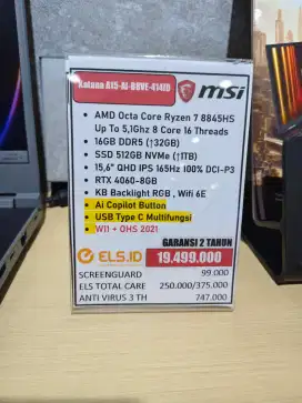 KATANA A15 AI B8VE 414ID