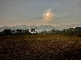 Tanah dekat jalan raya Puncak strategis view gunung