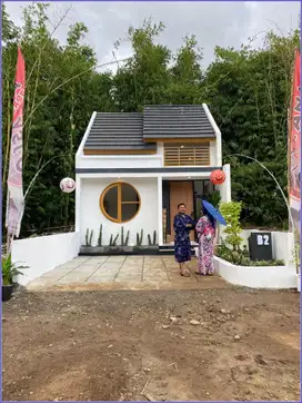 Rumah Murah di Jogja Area Exit Tol Sentolo Nuansa Jepang Ada Taman