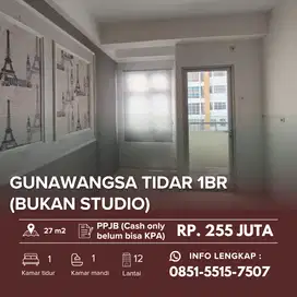 GUNAWANGSA TIDAR 1BR‼️ Apartemen Bukan Studio Lebih Luas Pusat Kota
