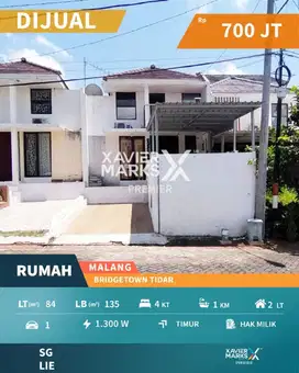 d045 Rumah Terawat Harga Miring , di Brightown Tidar Malang