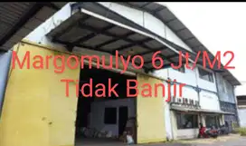Gudang murah Margomulyo Indah 6 Jt/Meter Tidak banjir dekat suri mulia