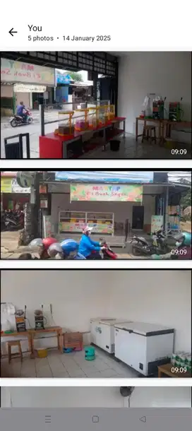 Jual Ruko  kios di jl pitara Cipayung depok