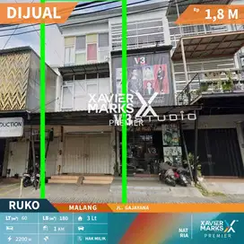 Ruko 3 Lantai di Gajayana Sigura gura Malang Strategis Dekat Kampus