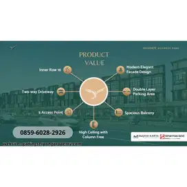 Hadap Jalan Central Business BSD City EXQUIS Sinarmasland Ruko Balcony